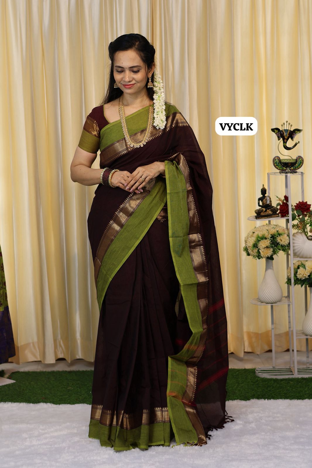 Vtv Thrisha inspired Chettinad kanchi cotton prebook ⏰😍😎📚