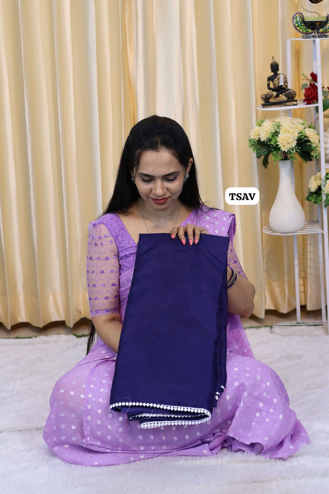 Kota cotton saree with running blouse  😍🥳