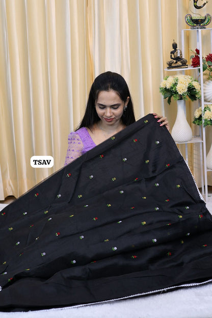 Kota cotton saree with running blouse 😍 🥳