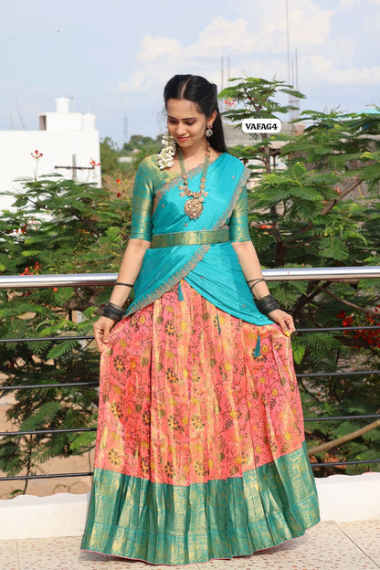 Kanchi semi silk Lehanga🥳