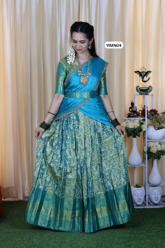 Kanchi semi silk Lehanga🥳