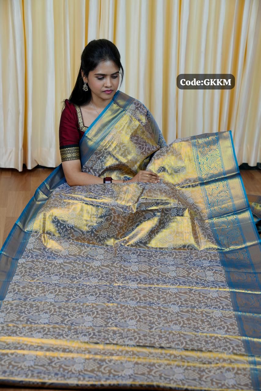 Kanchipuram inspired Semi silk saree🥳