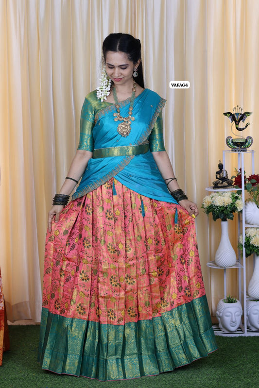 Kanchi semi silk Lehanga🥳