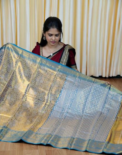 Kanchipuram inspired Semi silk saree🥳