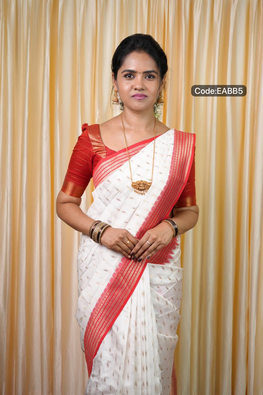 Semi silk saree🥰😎📚