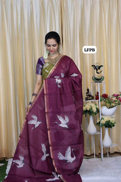 Soft linen saree offer‼️ 😍😎📚