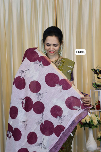 Soft linen saree offer‼️ 😍😎📚