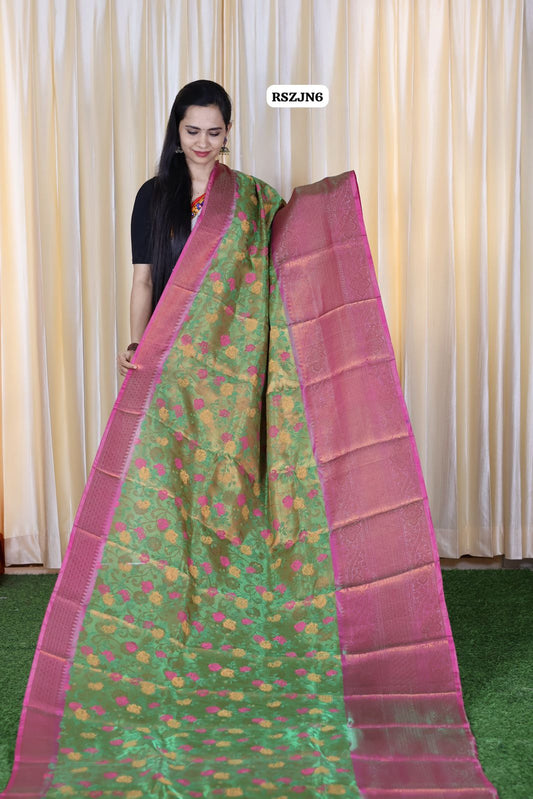 Katan silk saree with running blouse 🔥😍🥳