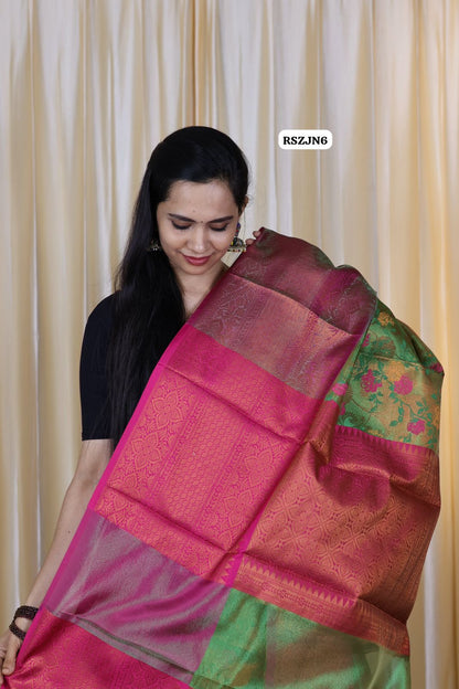 Katan silk saree with running blouse 🔥😍😎🥳