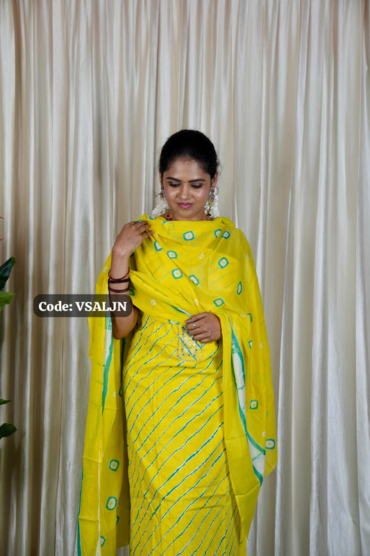 Cotton Kurti set Unstitched❌