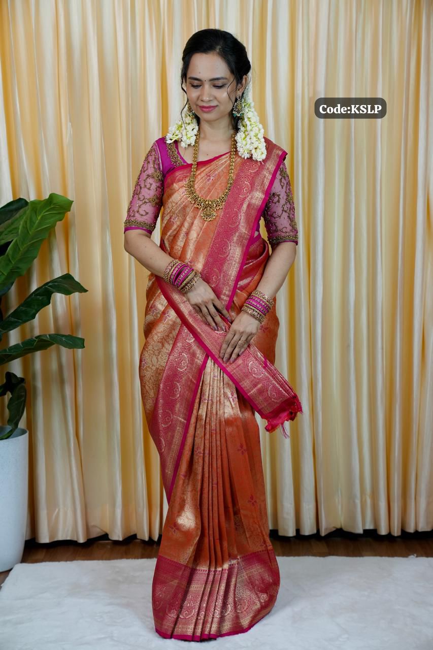 Bridal Kanchi semi silk saree🥰😎