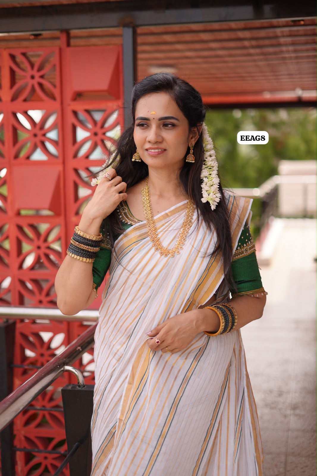 Onam special Mul cotton saree 🥳