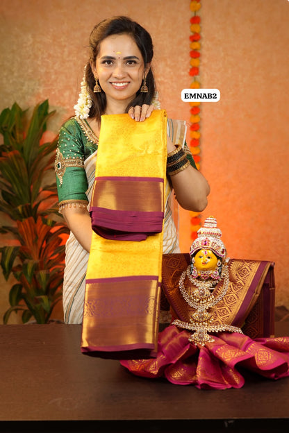 Bridal Semi silk saree😍🥳
