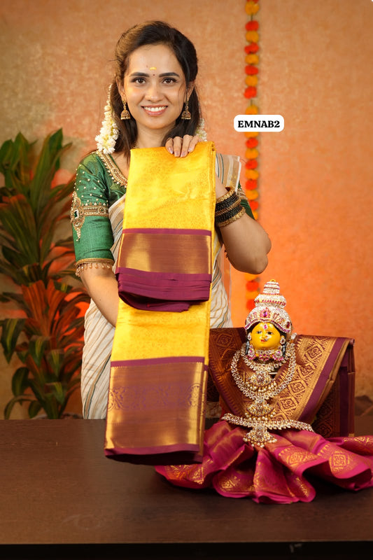 Bridal Semi silk saree😍🥳