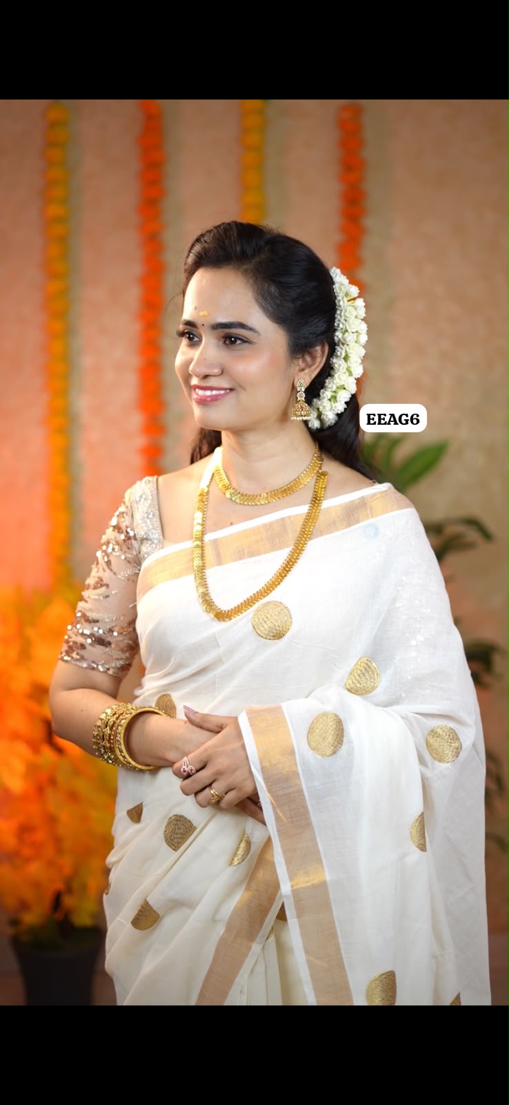 Onam special mul cotton saree🥳
