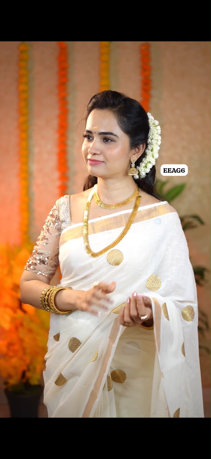 Onam special mul cotton saree🥳