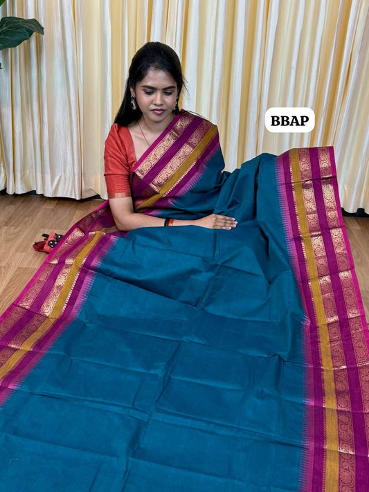 Premium Kanchi cotton saree 🥰😎⏰