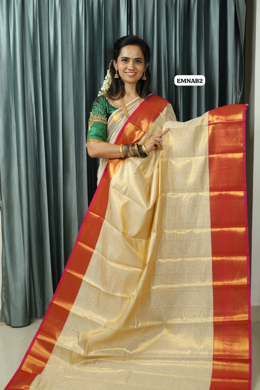 Bridal Semi silk saree😍🥳