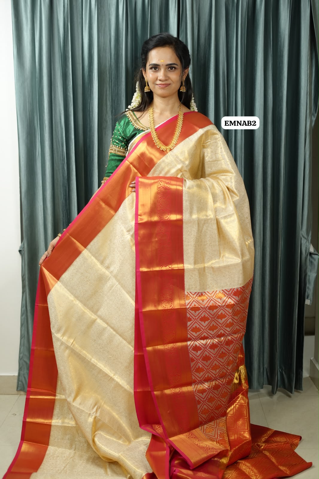 Bridal Semi silk saree😍🥳