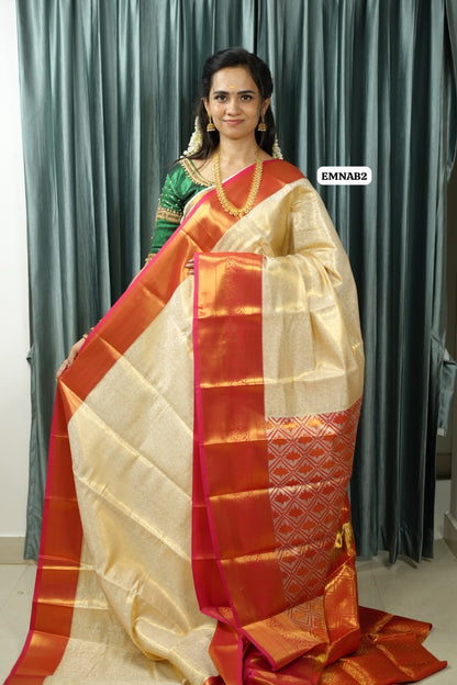 Bridal Semi silk saree😍🥳