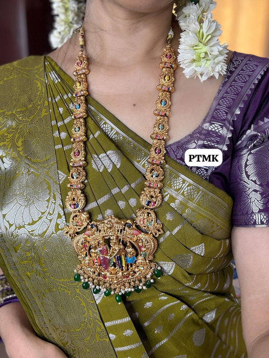 Meenakshi thirukalyanam inspired imitation jewellery🎁