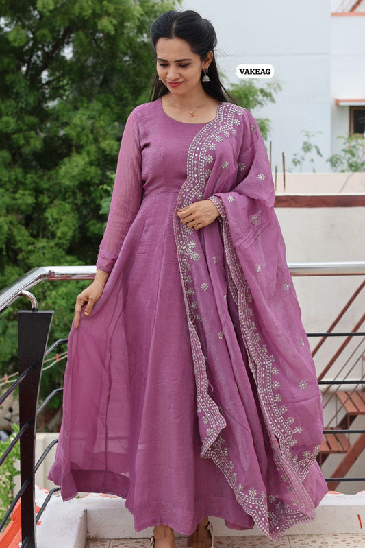 Long gown with pant and duppata with full lining😍🥳