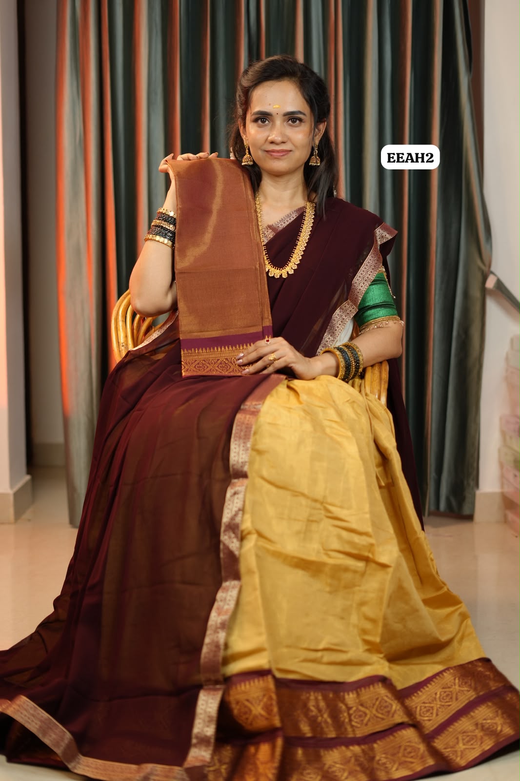 Semi Half saree skirt only stitched 😍🥳