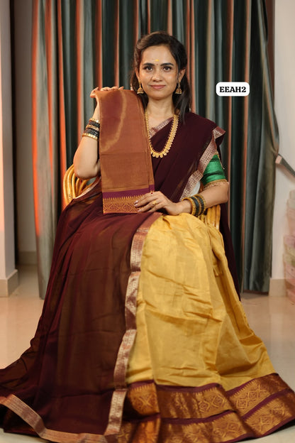 Semi Half saree skirt only stitched 😍🥳