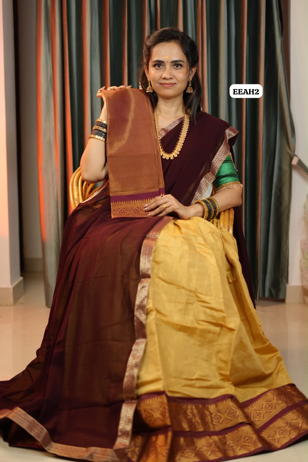 Semi Half saree skirt only stitched 😍🥳