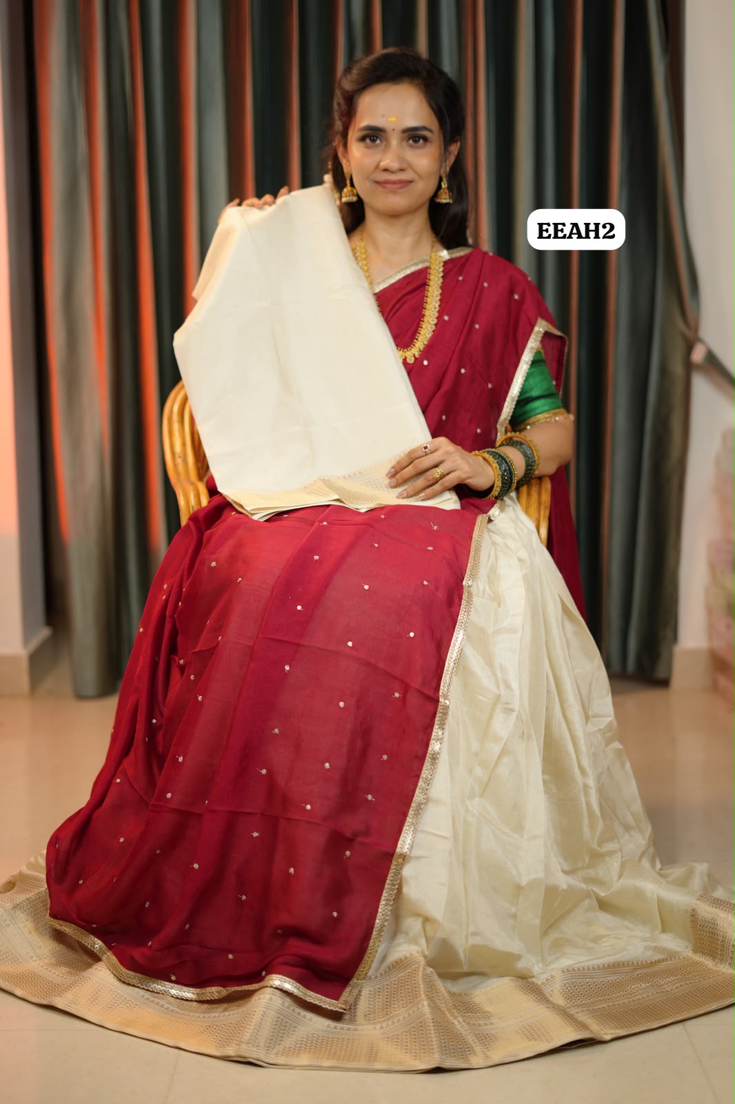 Semi Half saree skirt only stitched 😍🥳