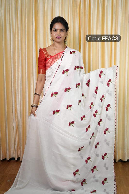 Geogratte Embroidery with cut work 🥳