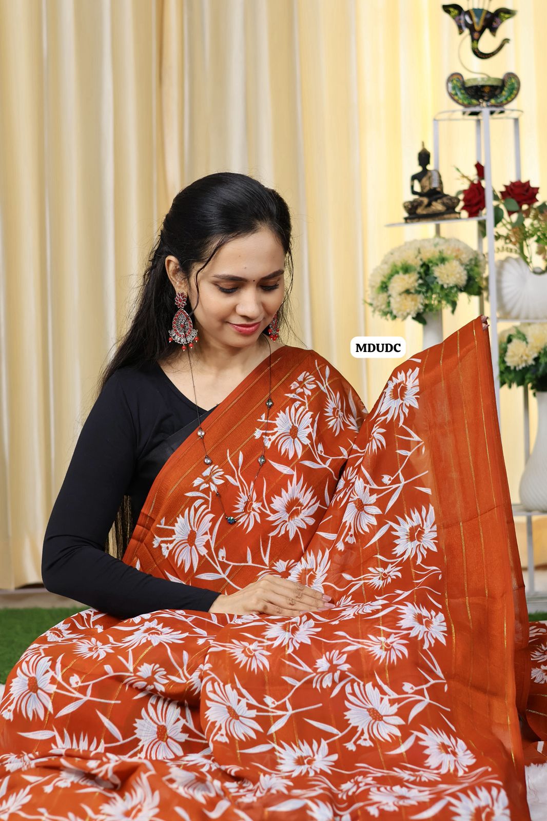 Office wear saree 😍Ⓜ️