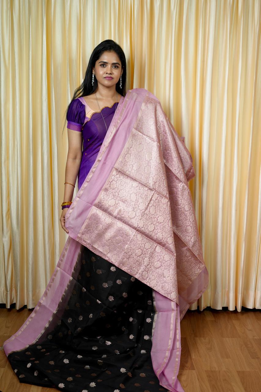 Silk cotton saree🥰📚