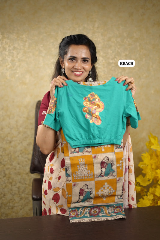Handloom Kalamkari Kotta Cotton  saree only 😍😎✅