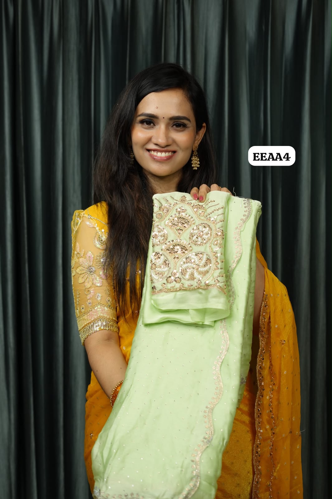 Space silk saree with work blouse 😍😎📚