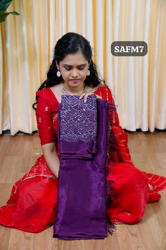 Shimmer Georgette 🥰🏃🏻‍♀️Offer