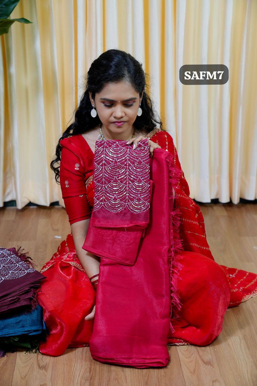 Shimmer Georgette saree🥰🥳