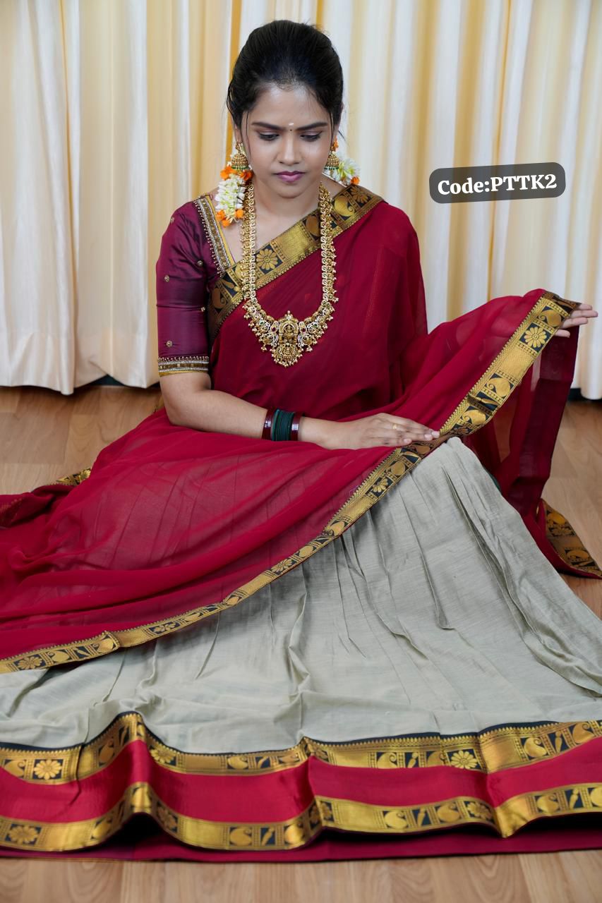 Premium Kanchi Half saree 🥳