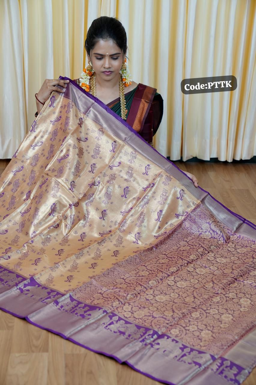 Bridal Tissue silk saree😍🥳