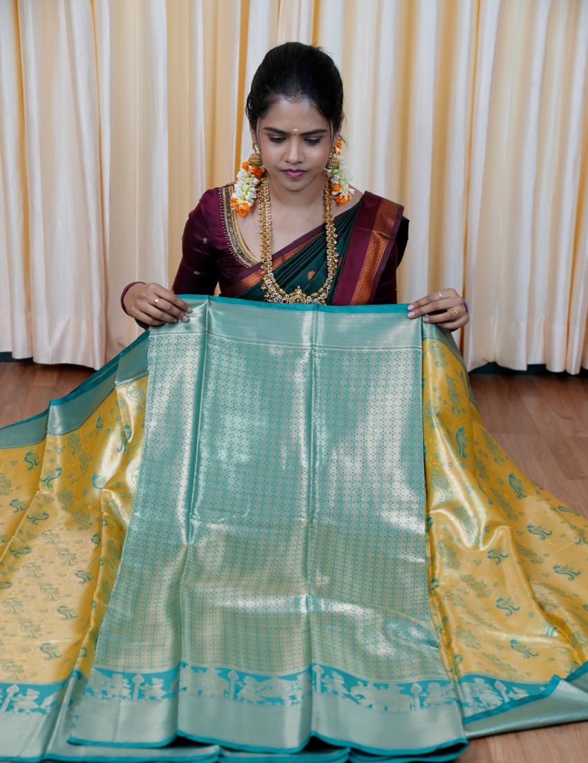 Bridal Tissue silk saree🥳
