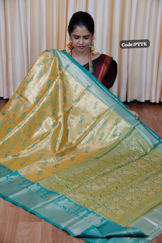 Bridal Tissue silk saree🥳