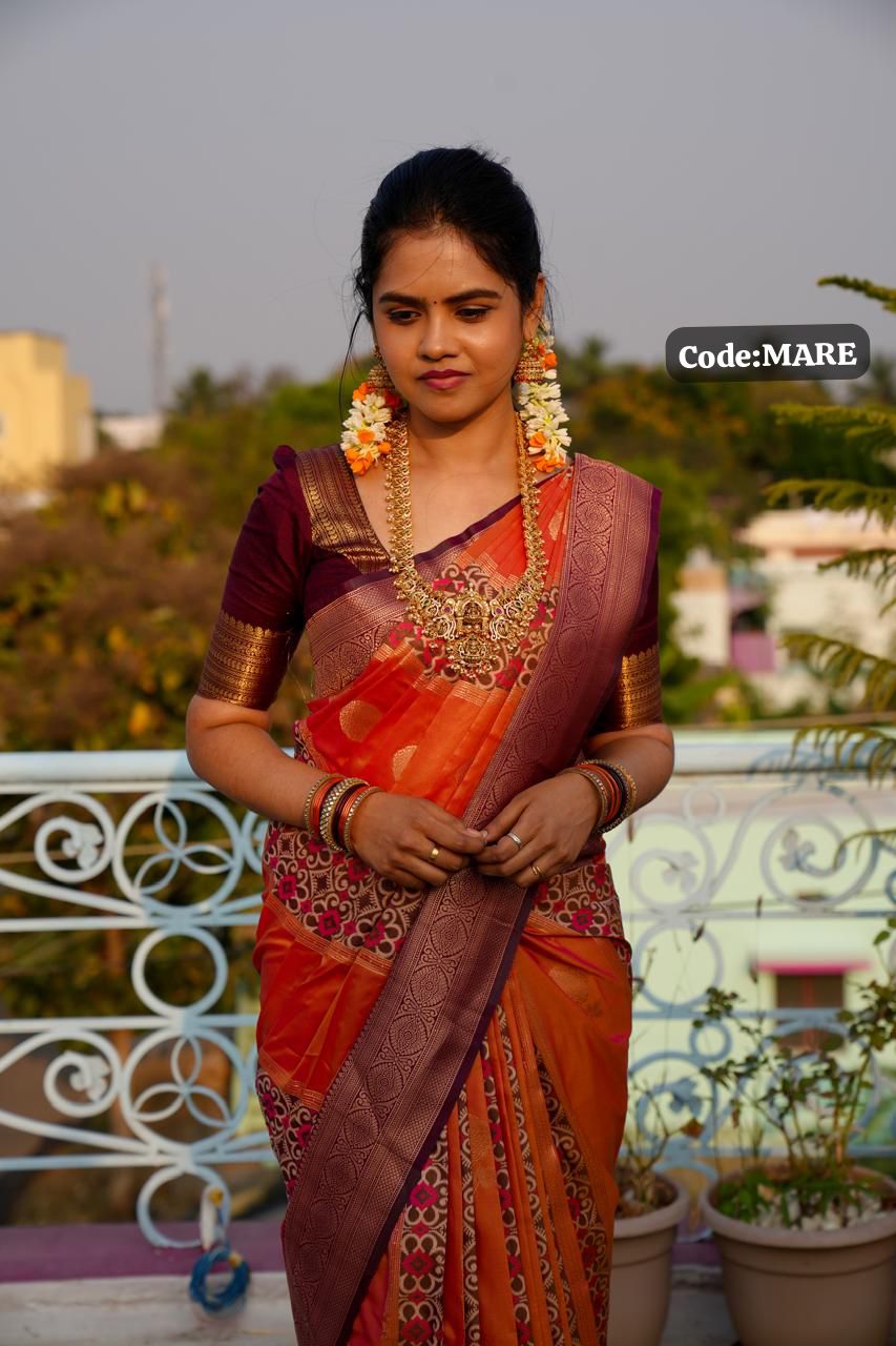 Kanchi semi silk saree-Prebook😍😎⏰📚