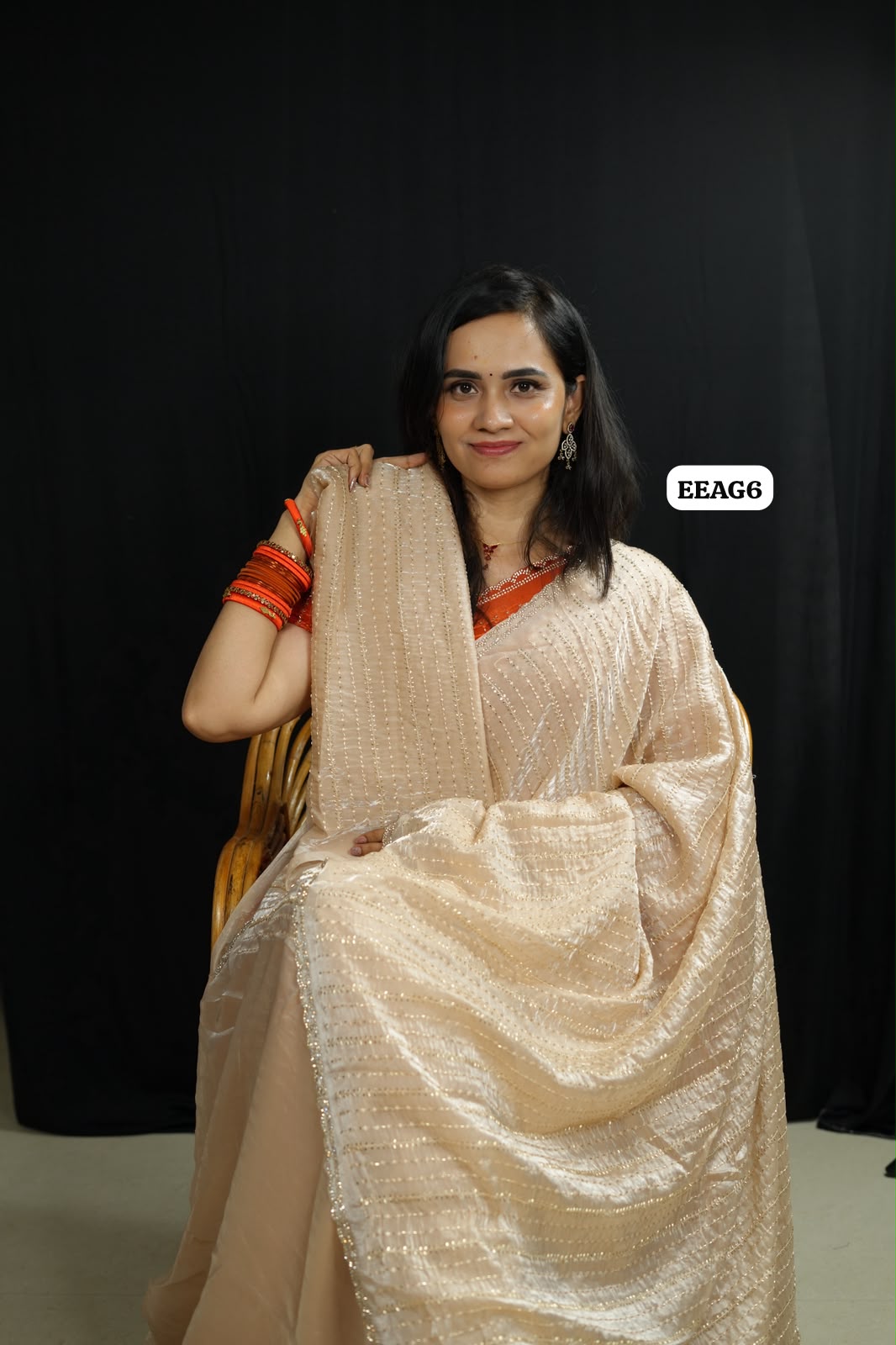 Space silk heavy work saree 😍🥳