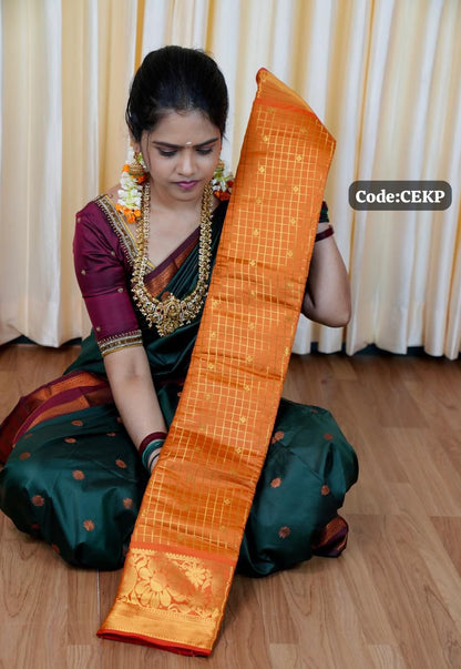 Katan silk saree🥳