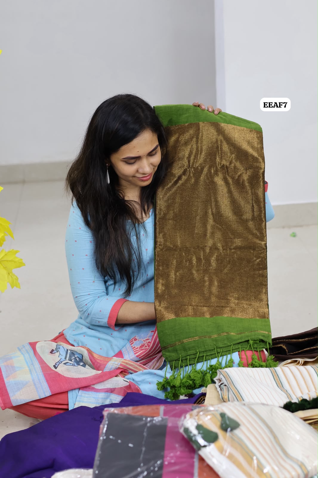 Nayanthara inspired kadhi cotton saree😍🥳