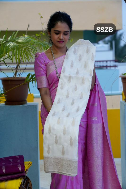 Viscose Georgette with Zari weaving🥰🥳