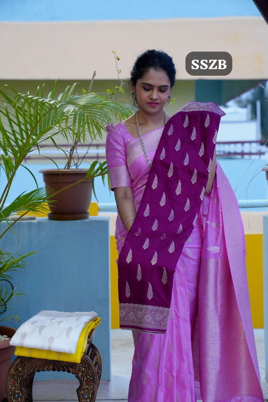 Viscose Georgette with Zari weaving🥰🥳