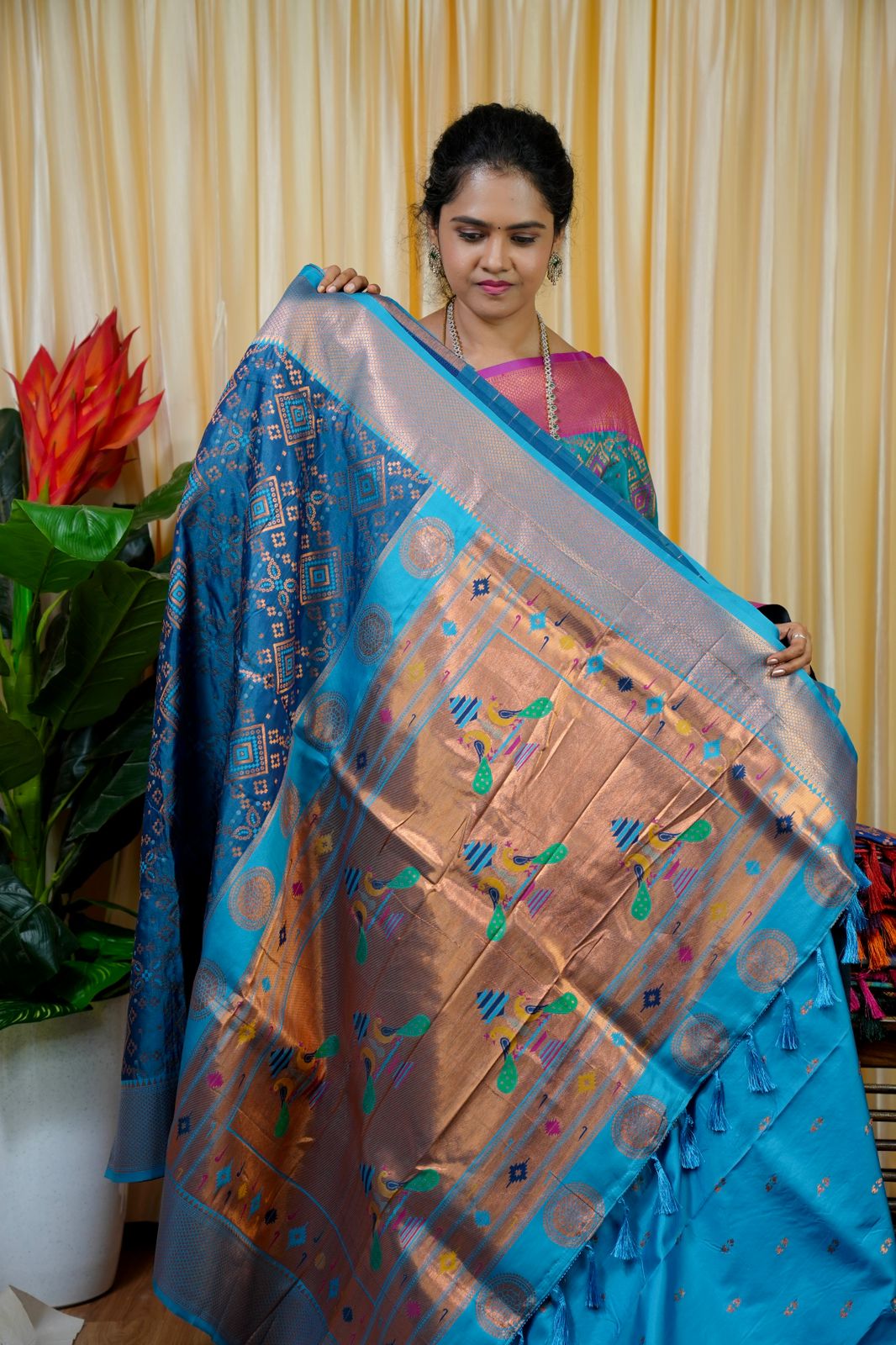 Pythani Semi silk saree🥰🥳