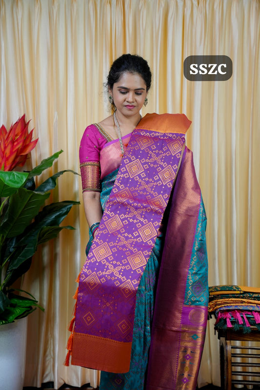 Pythani Semi silk saree🥰🥳
