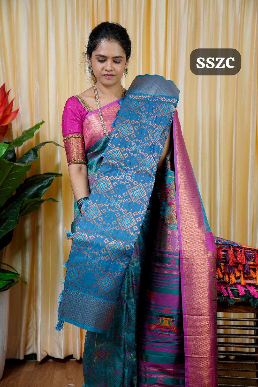 Pythani Semi silk saree🥰🥳